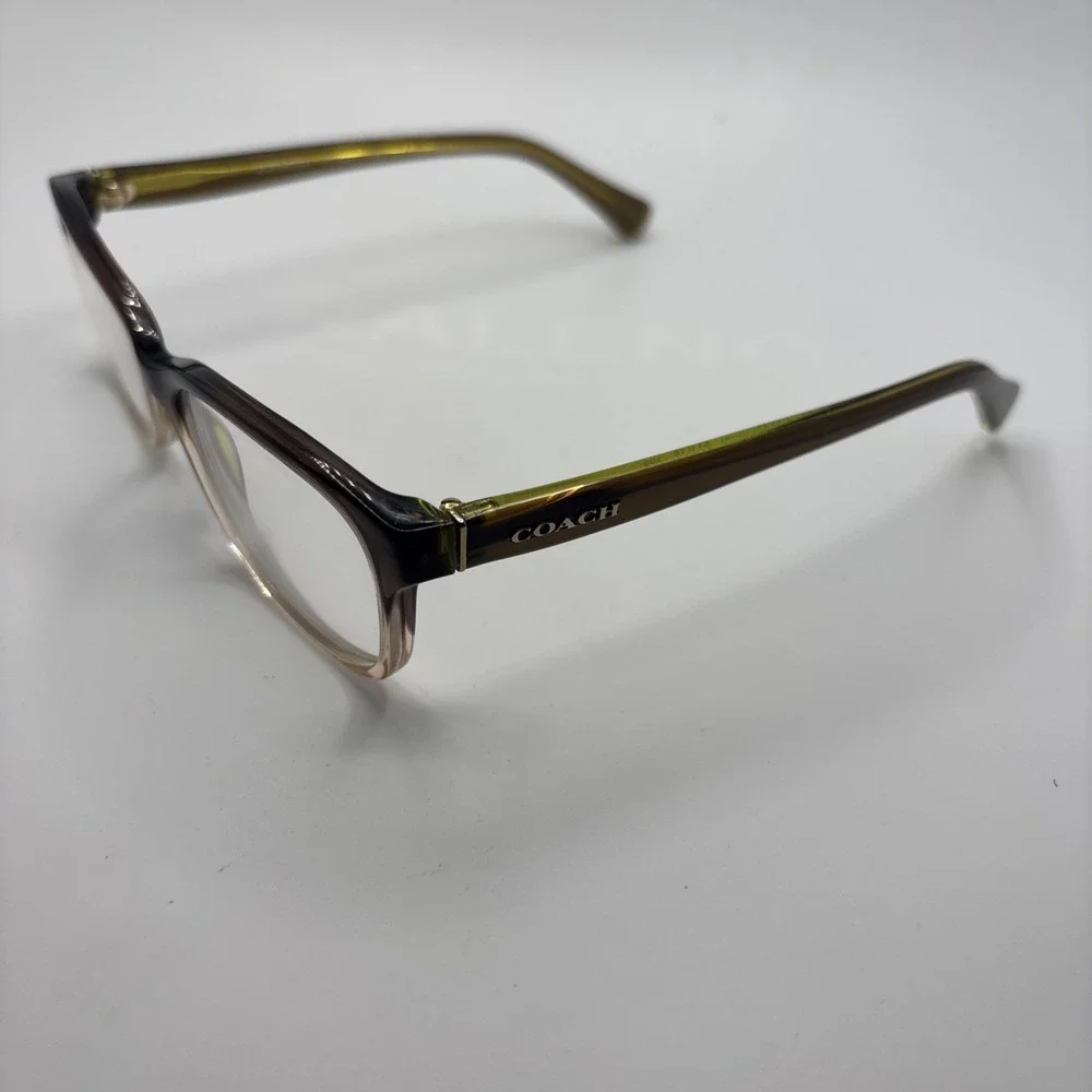 Coach Eyeglasses Frame HC6089 5400 Olive Brown Gradient Full Rim 51-16-135 #D122